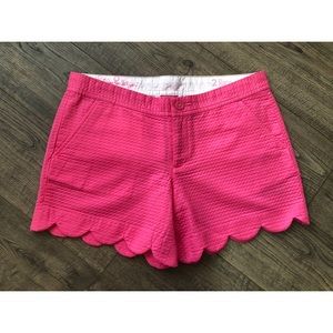 Lilly Pulitzer Buttercup Scallop Hem Short - Pink